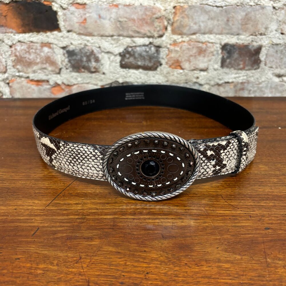 Richard Gampel Snake Skin Belt.